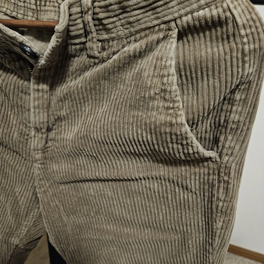 Zara Men's Corduroy Pants - Tan - Picture 3 of 5